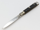 Kissing Crane Rostfrei Buffalo Horn Switchblade