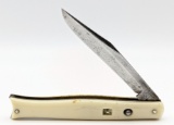 Shur-Snap Colonial White Fishtail Switchblade