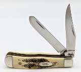 2007 Case XX Genuine Bone Stag Mini Trapper