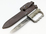 AKE New Zealand Aluminum Knuckle Knife w/ Sheath