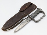 AKE New Zealand Aluminum Knuckle Knife w/ Sheath