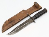 Vietnam Era US Ka-Bar Sytly Knife by Utica Cut. Co