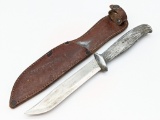 WW2 Murphy Combat Commando Fighting Knife w Sheath