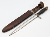 Unmarked Vtg Crude Double Edge Fighting Knife