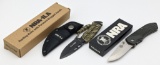 NIB NRA Fixed Blade Hunting Knife & Folding Knife