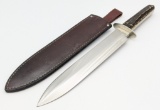 1990 Case XX Rio Grande Camp Bowie Knife w/ Sheath