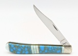 2008 Case XX Turquoise & Opal Slim Line Trapper