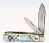 1999 Remington R103 Pearl Two Blade Bullet Knife