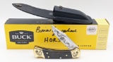 2022 Buck Custom Brian Yellowhorse Lockback Hunter