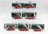 7) 2003-04 Case XX Dark Red Bone Silver Script