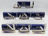 8) 2008 Case XX Limited Periwinkle Jig Bone Knives