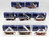 8) 2010 Case XX Limited Crimson Jig Bone Knives