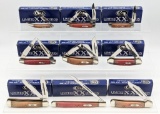 9) 2011 Case XX Limited Watermelon Jig Bone Knives
