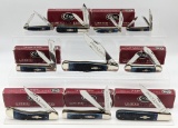 10) 1998 Case XX Limited Dark Blue Jig Bone Knives