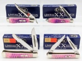 4) 2015 Case XX Limited Cotton Candy Jig Bone