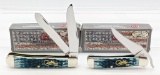 2 2012 Case XX Calypso Jig Bone Gold Script Knives