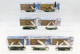 7) 2008-12 Case XX P/W Burnt Green Jig Bone Knives