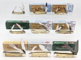 9) 1999-2000 Case XX Natural Jig Bone Knives