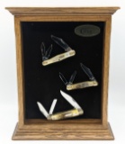 1984 Case XX Lmtd Engraved Stag Whittler Set