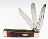 1994 Case XX Lmtd IBCA Red Bone 3 Blade Trapper