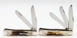 2008-09 Case XX 2 Blade & 3 Blade Red Stag Trapper
