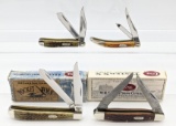 4) Various Model Case XX Pocket Knives
