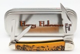 2009 Case XX Orange Halloween Seahorse Whittler