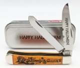 2014 Case XX Orange Halloween Trapper 6254 w/ Tin