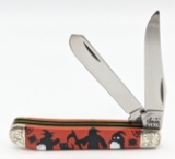 2001 Case XX Smooth Orange Halloween Mini Trapper
