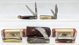 Camillus, Schrade, and Bear & Son Pocket Knives