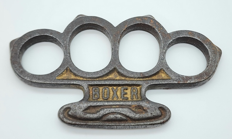 Vintage Boxer Spiked Brass Knuckle Dusters