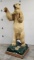 Large Vtg Full Body Polar Bear Mount