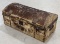 Vintage Cow Hide Wrapped Travel Chest