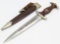 WW2 German SA Dress Dagger w/ Scabbard