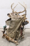 Hunter / Trapper Backpack w/ Deer Head & Sheep Leg