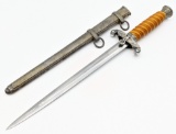 WW2 German Army Heer Dagger w/ Scabbard by Tiger