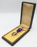 Vtg Unattributed Purple Heart Medal In Case