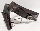 El Paso Saddlery Co Leather Gun Belt & Holster