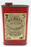 Early Dupont Superfine Gunpowder Tin