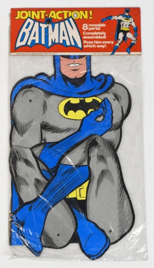 NOS 1970s Joint-Action Batman Die-Cut Figure