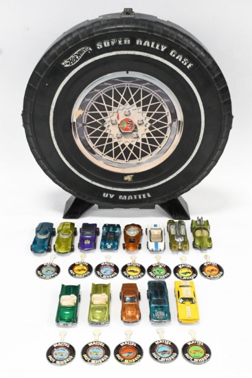 (13) Original 1960s Hot Wheels Redlines w/ Case