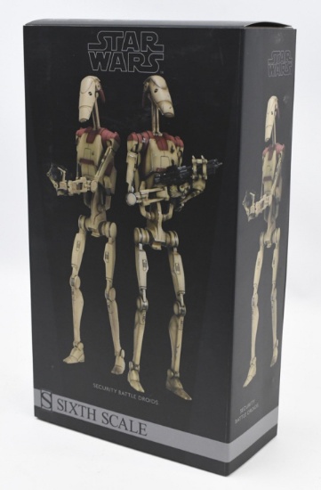 Star Wars Sideshow 1:6 Security Battle Droids