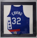 Julius Erving Signed New York Nets Jersey
