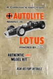 1960s Indy 500 No92 Lotus AMT Model Kit Poster