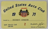 Unsers United States Auto Club Driver License