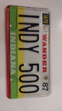 Johnny Rutherfords 1987 Indy 500 License Plate