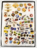 Lot of 80 Assortment of Collectible Racing Pins