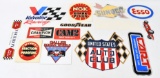 14 Vintage Racing Stickers  Decals