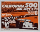 California 500 Ontario Motor Speedway Poster