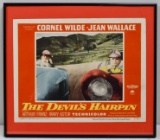 Framed The Devils Hairpin Movie Lobby Display Card